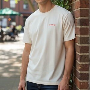 Birddogs Short Sleeve White Tee Shirt Silly Lilly Men’s Size Large L